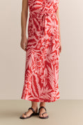 Hibiscus Modal Pull On Skirt