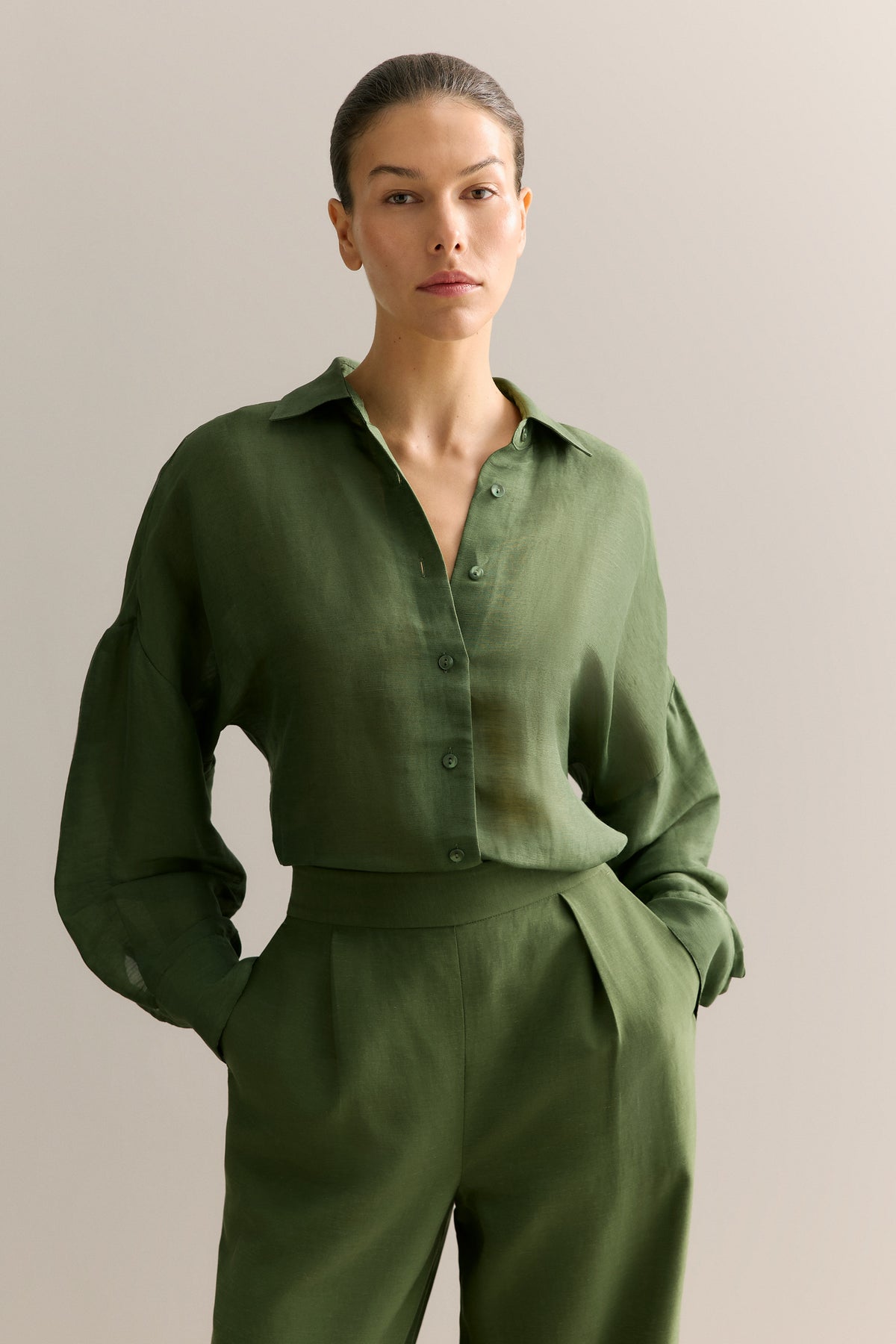 Linen Silk Resort Shirt