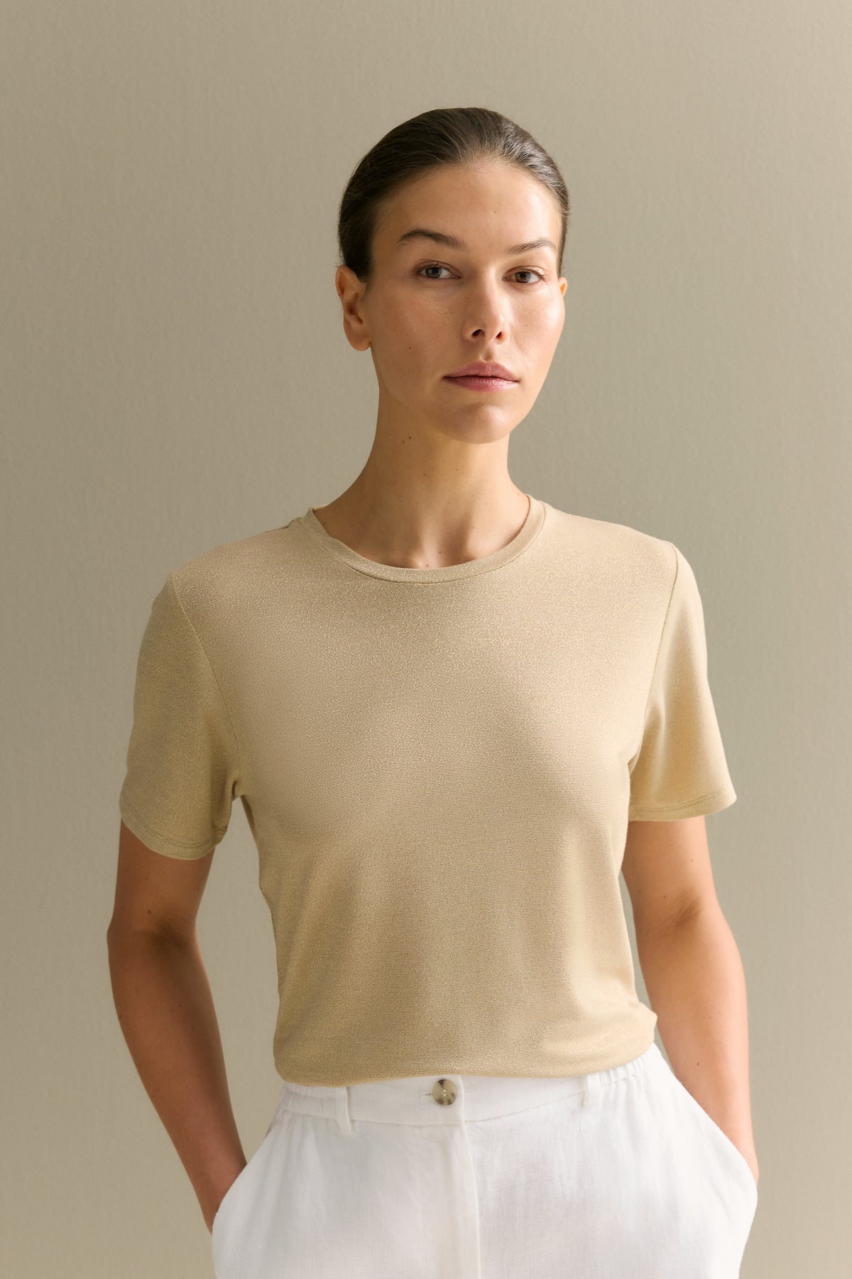 Metallic Shimmer T-Shirt