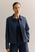 Double Cloth Twill Harrington Jacket