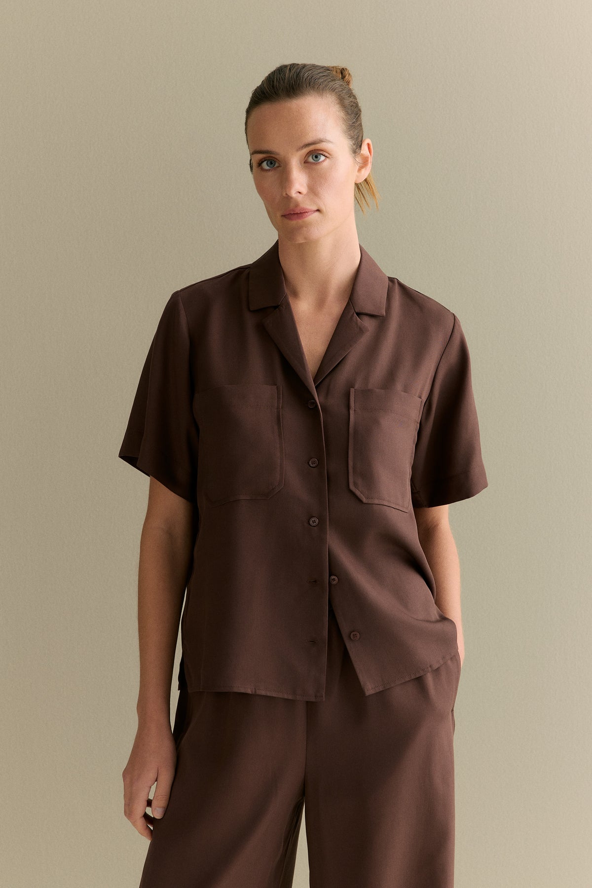 Pocket Detail Camp Shirt