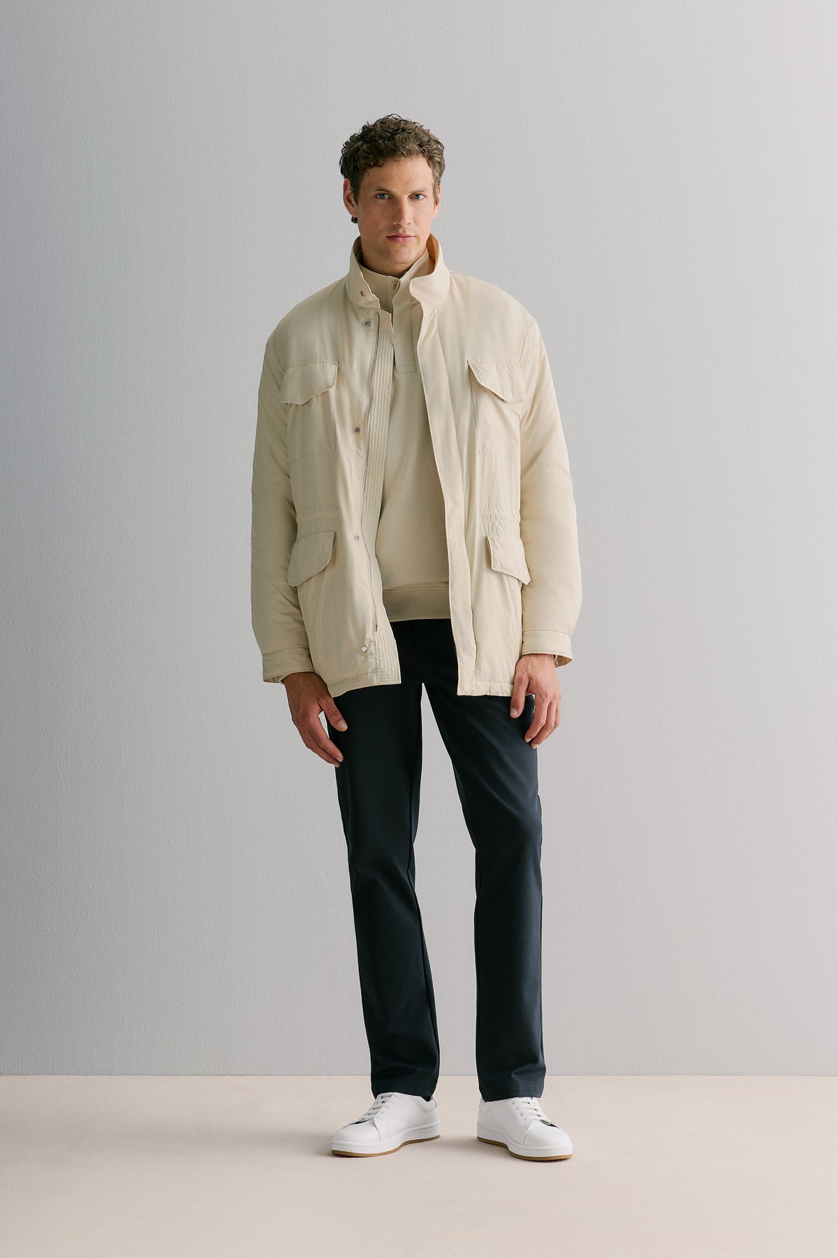 Longline Technical Field Jacket