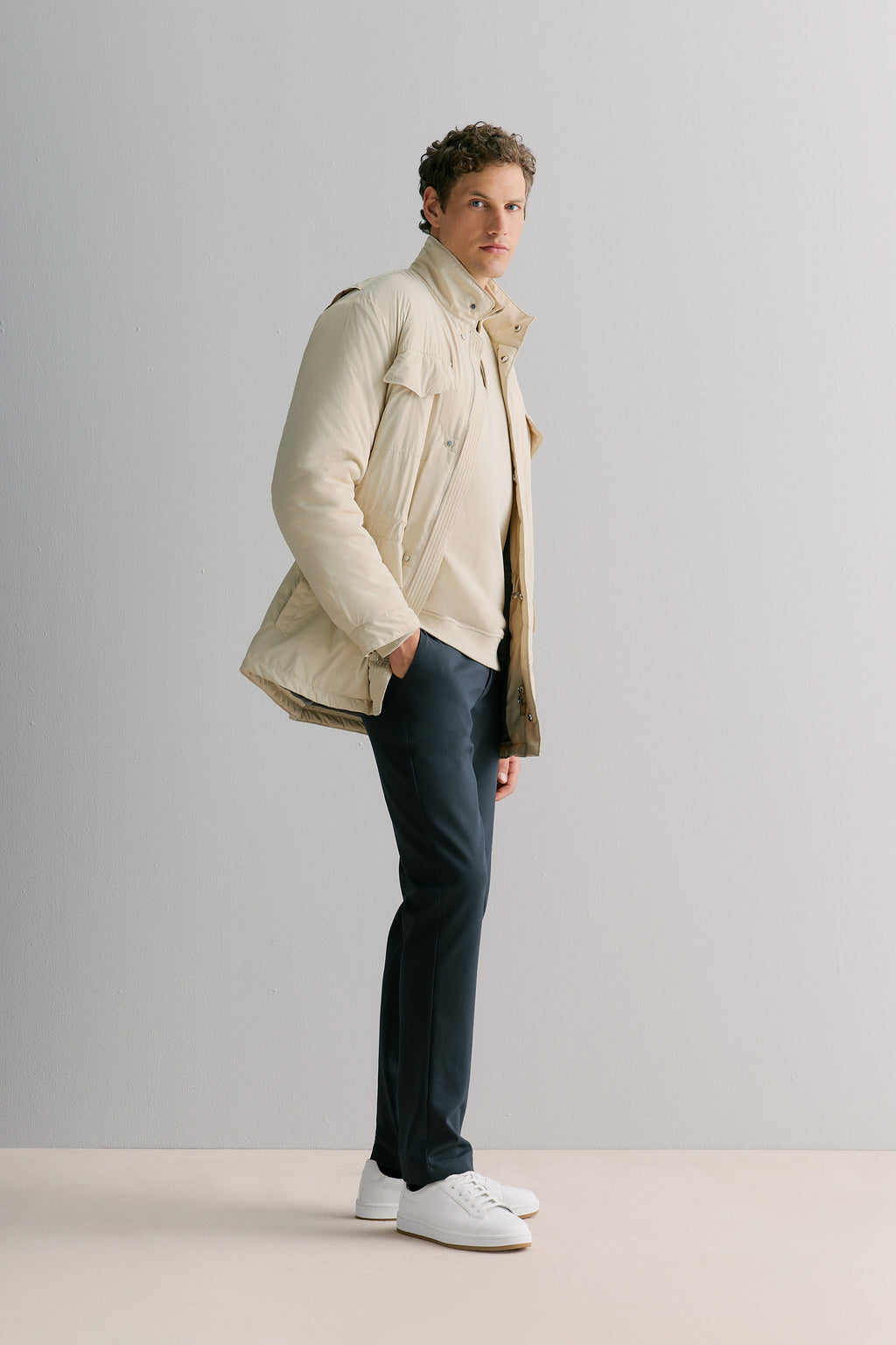 Longline Technical Field Jacket