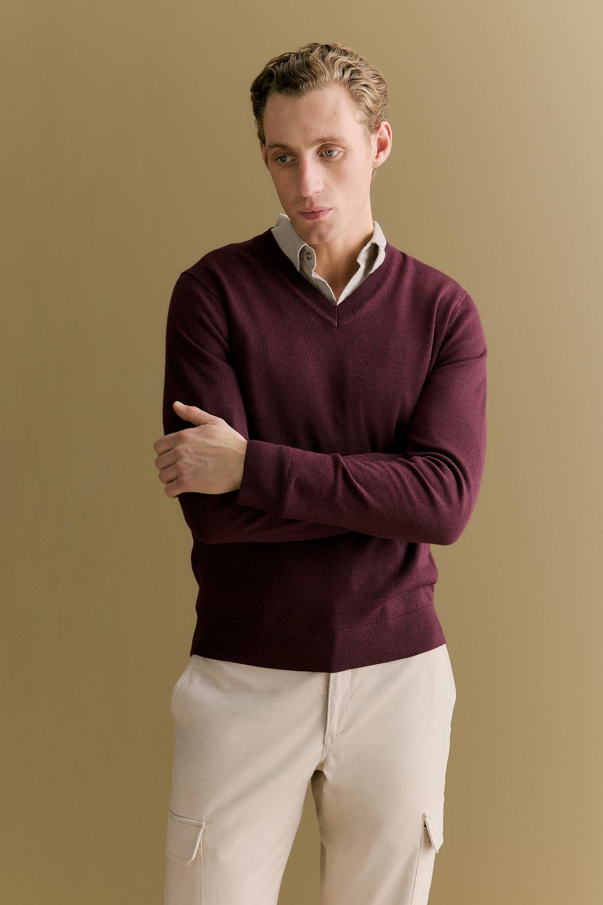 Merino V Neck
