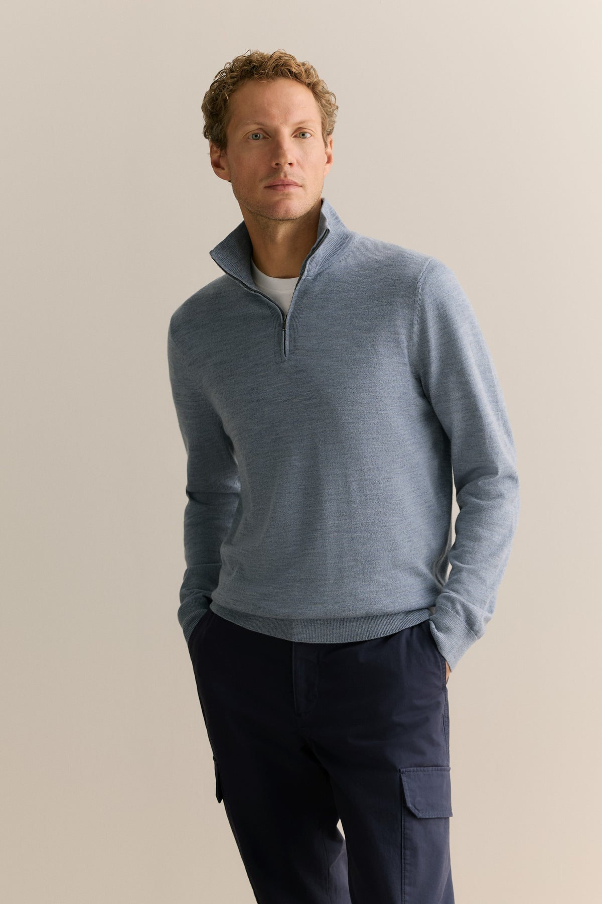 Merino Half Zip