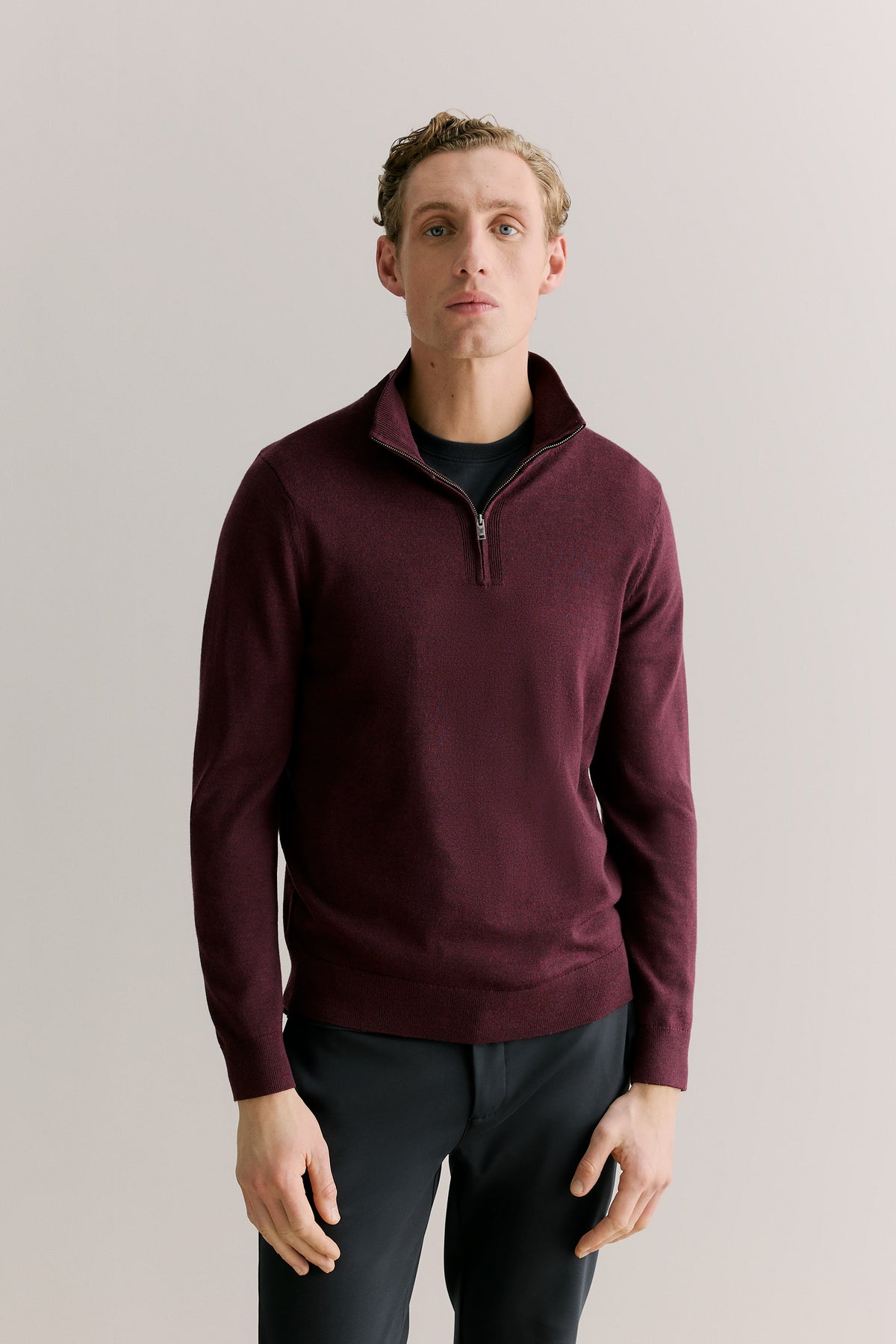 Merino Half Zip