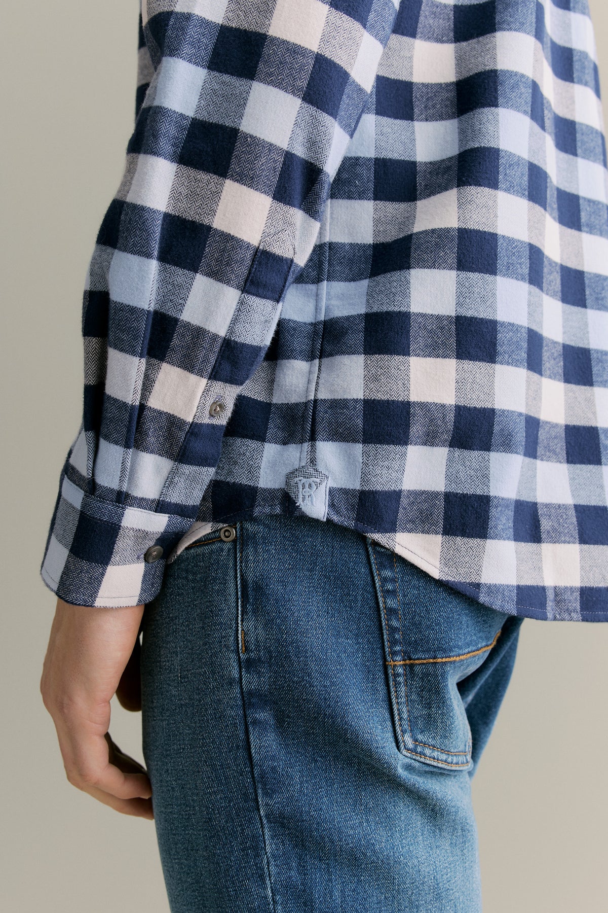 Regular Fit Brushed Buffalo Check Shirt