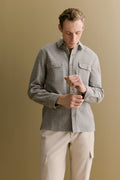 Puppytooth Jacquard Overshirt