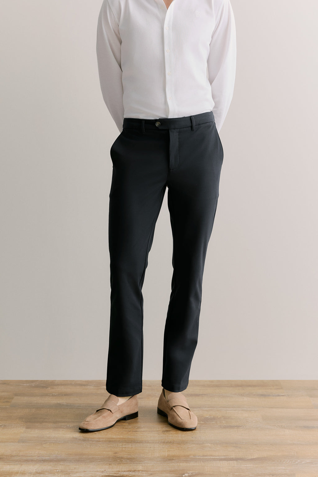 Cotton Ponte Blend Travel Pant