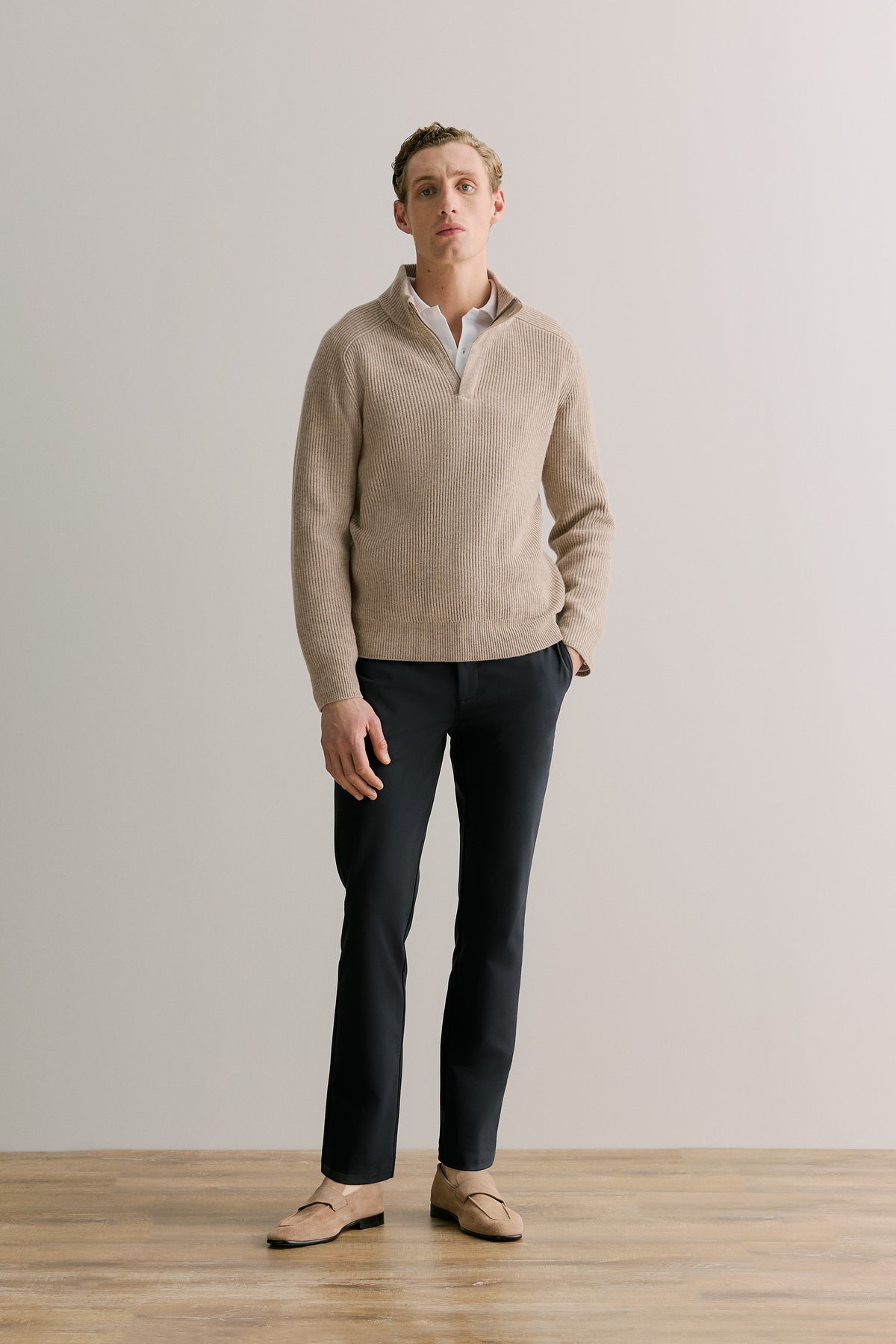 Cotton Ponte Blend Travel Pant
