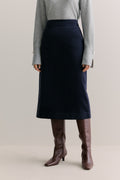 Velvet A-Line Skirt