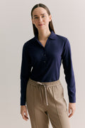 Modal Cotton Half Placket Polo