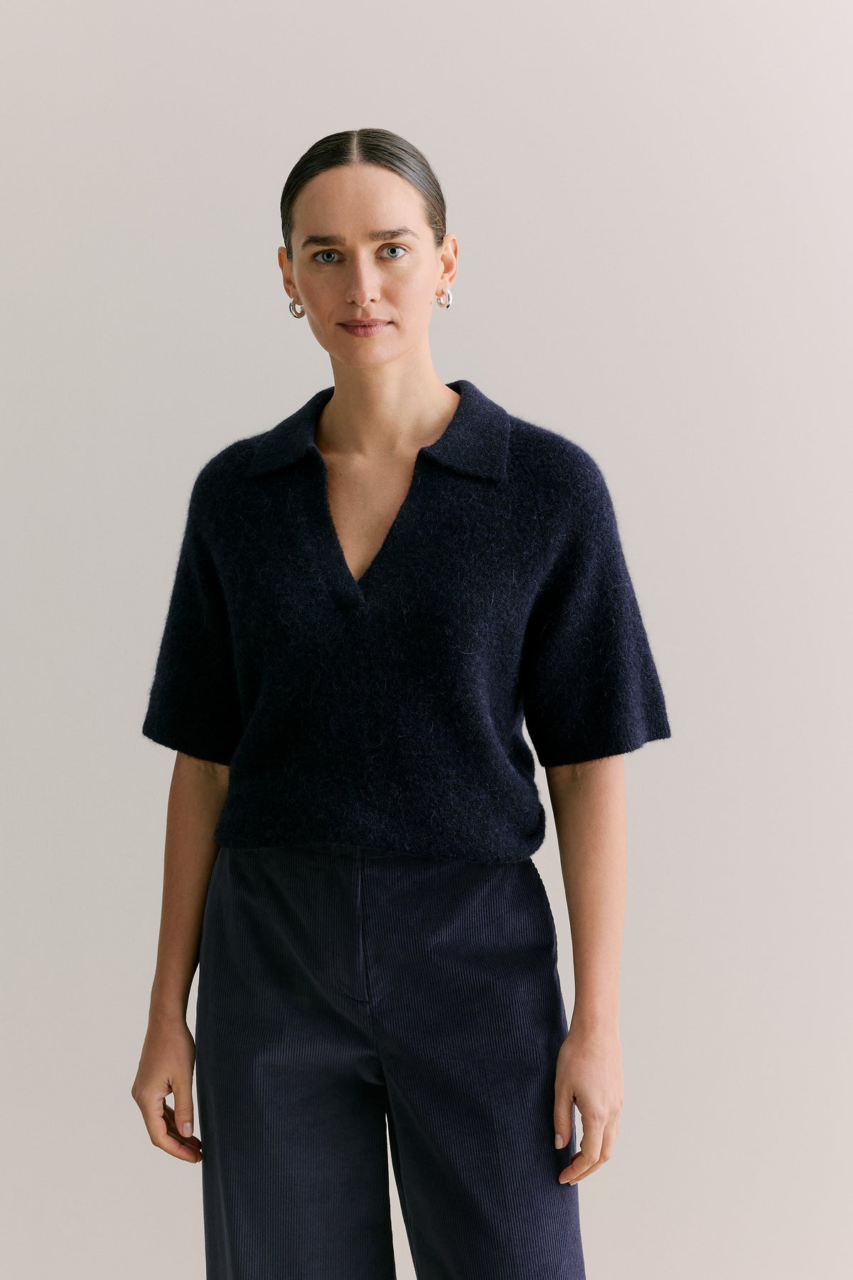 Alpaca Merino Blend Polo