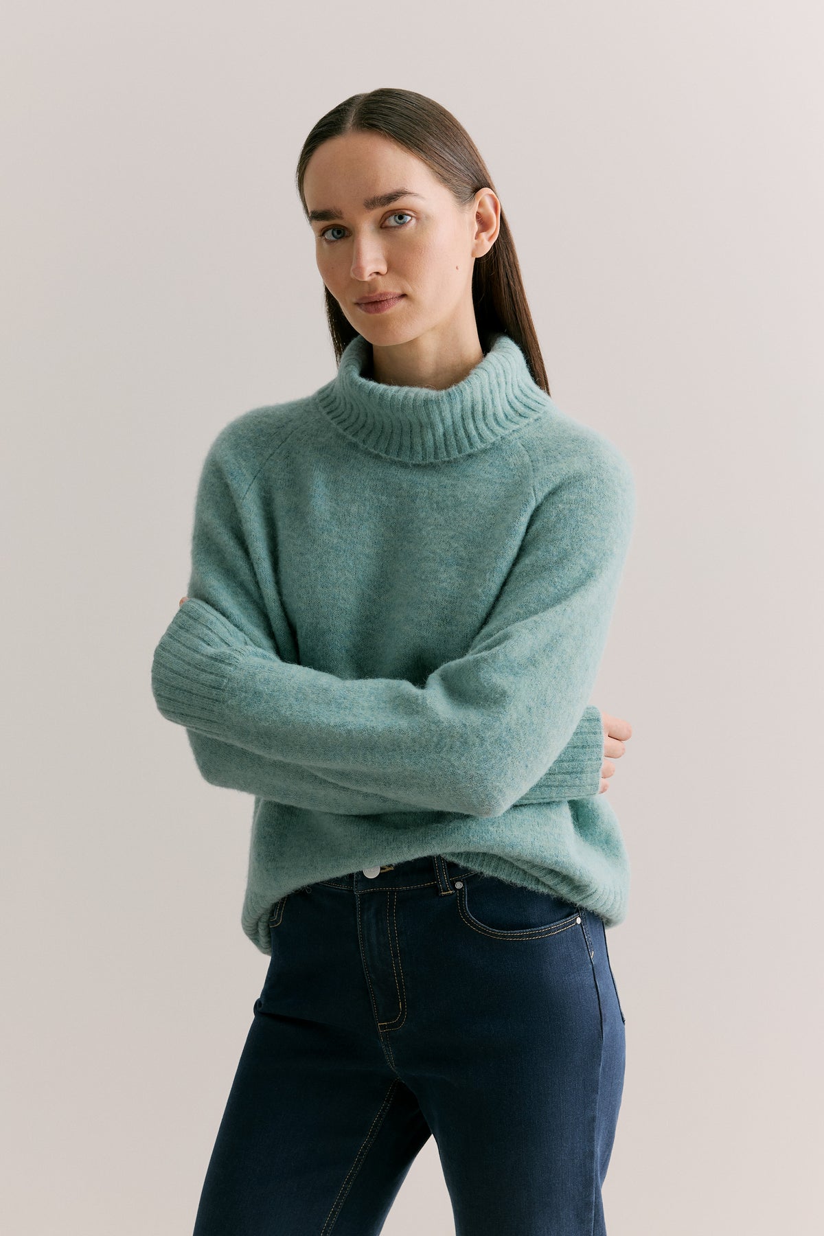 Alpaca Merino Blend Rollneck