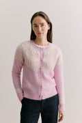 Fair Isle Jacquard Crew Cardigan