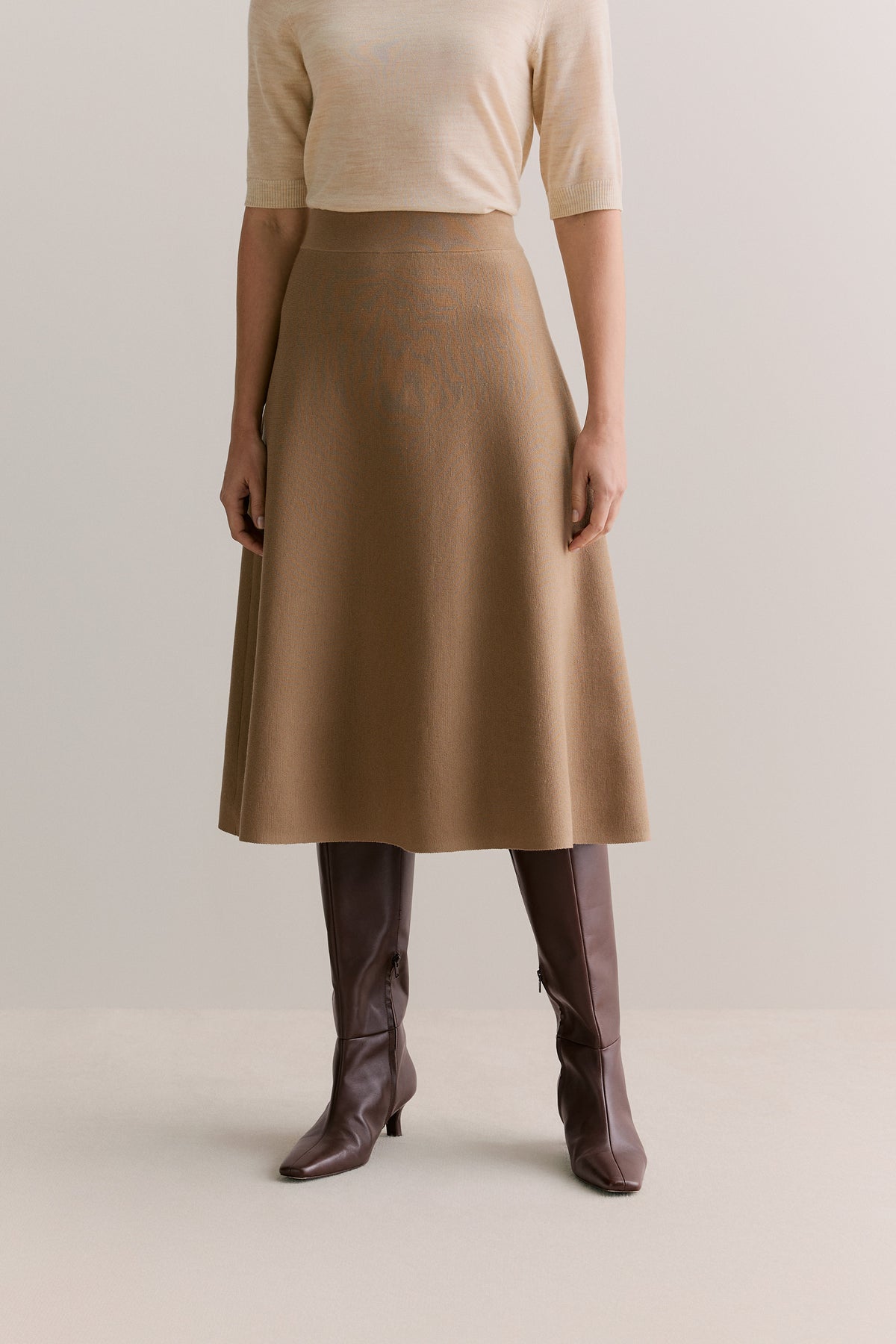 Merino Milano Knit Skirt