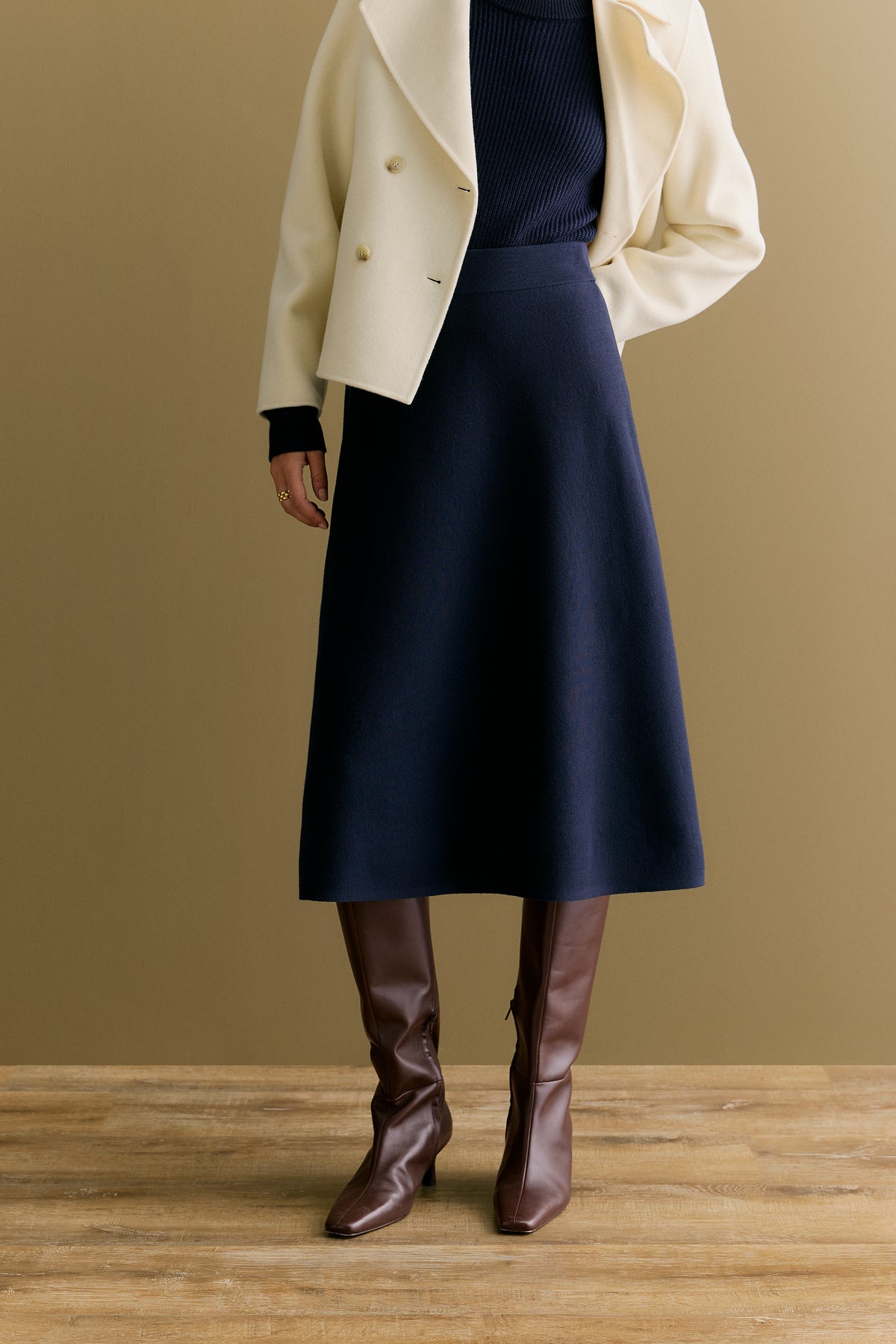 Merino Milano Knit Skirt