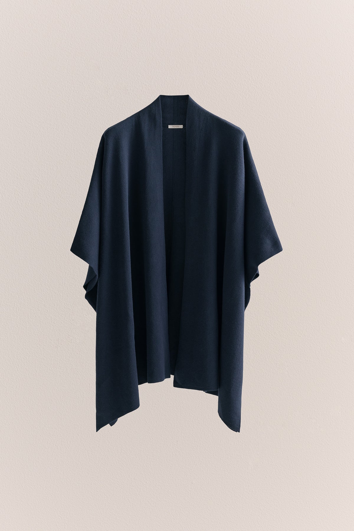 Cotton Cashmere Blend Poncho