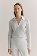 Modal Cotton Contrast Collar Polo