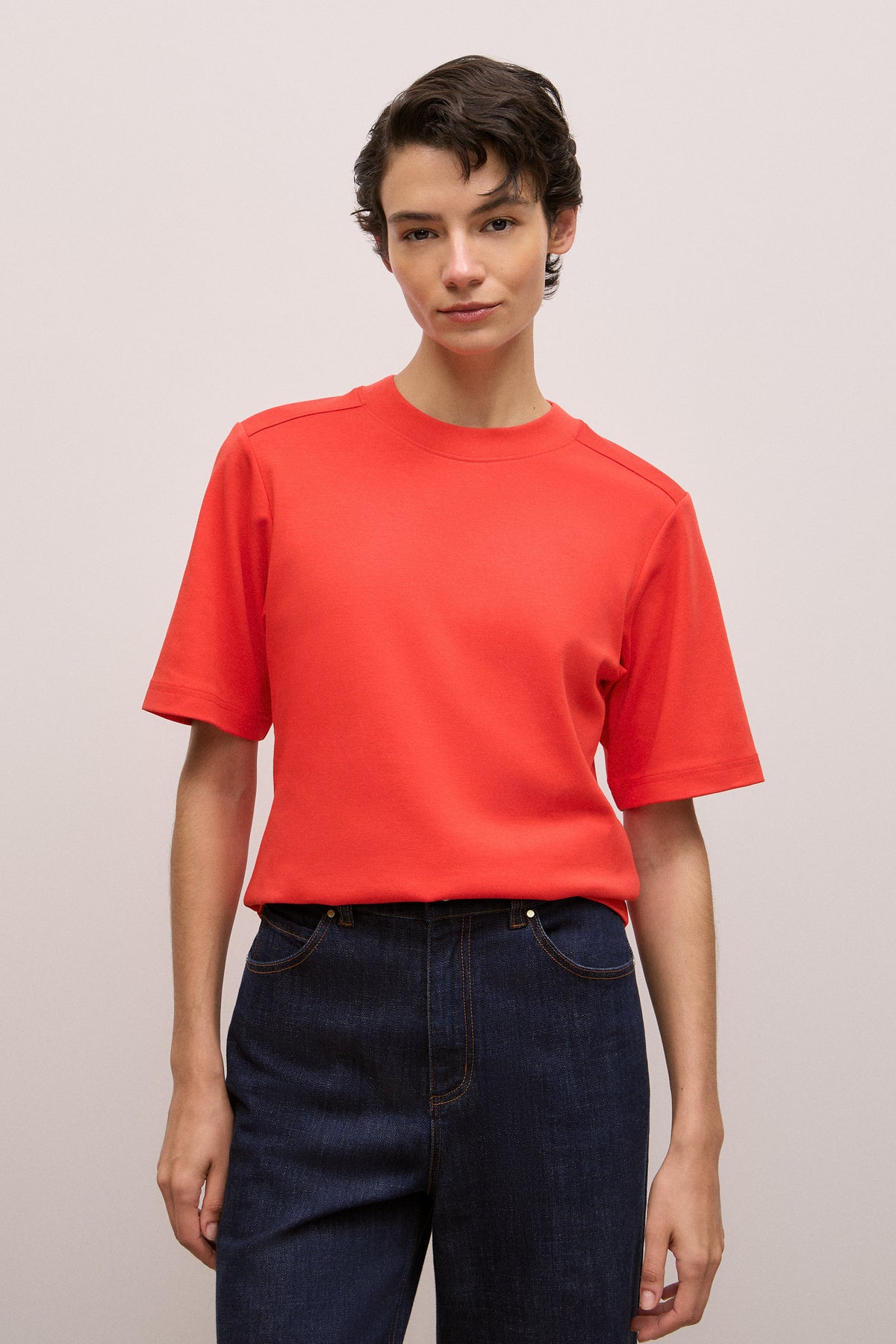 Cotton Modal Interlock T-Shirt