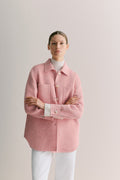 Wool Herringbone Shacket