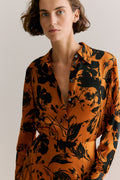 Satin Floral Shirt