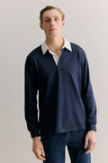 Cotton Jersey Monogram Rugby Polo