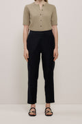 Stretch Linen Blend Pull On Pant