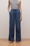 Soft Denim Drawcord Pant