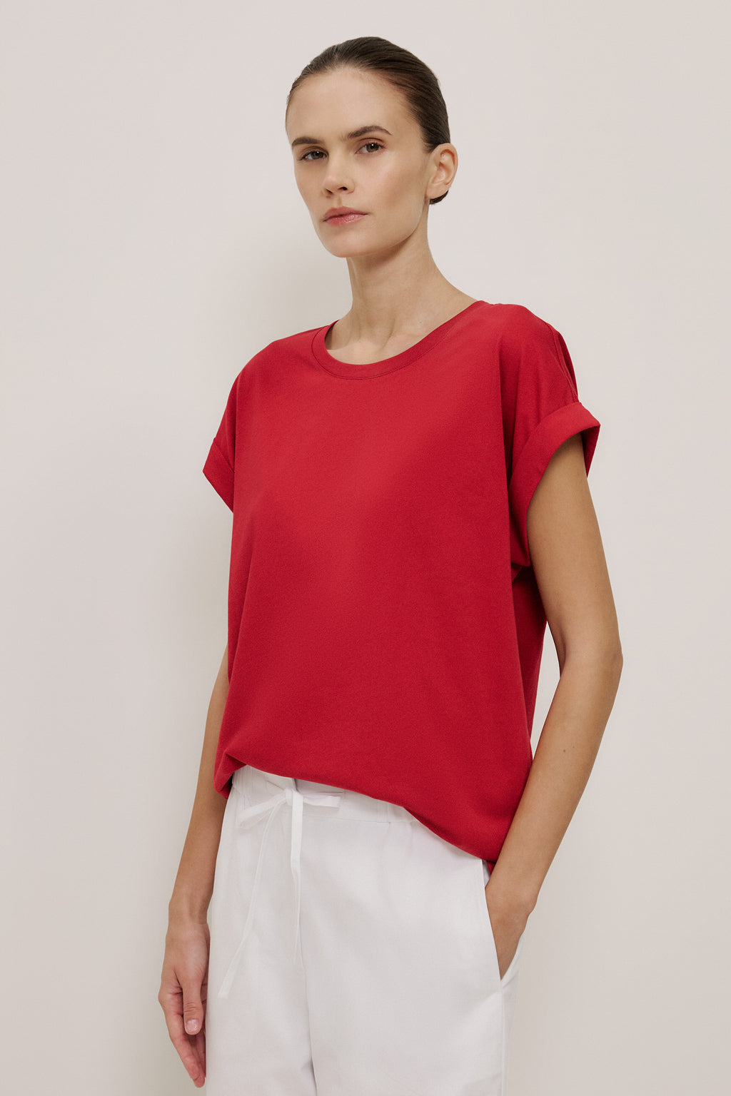 Australian Cotton Cuff Sleeve T-Shirt