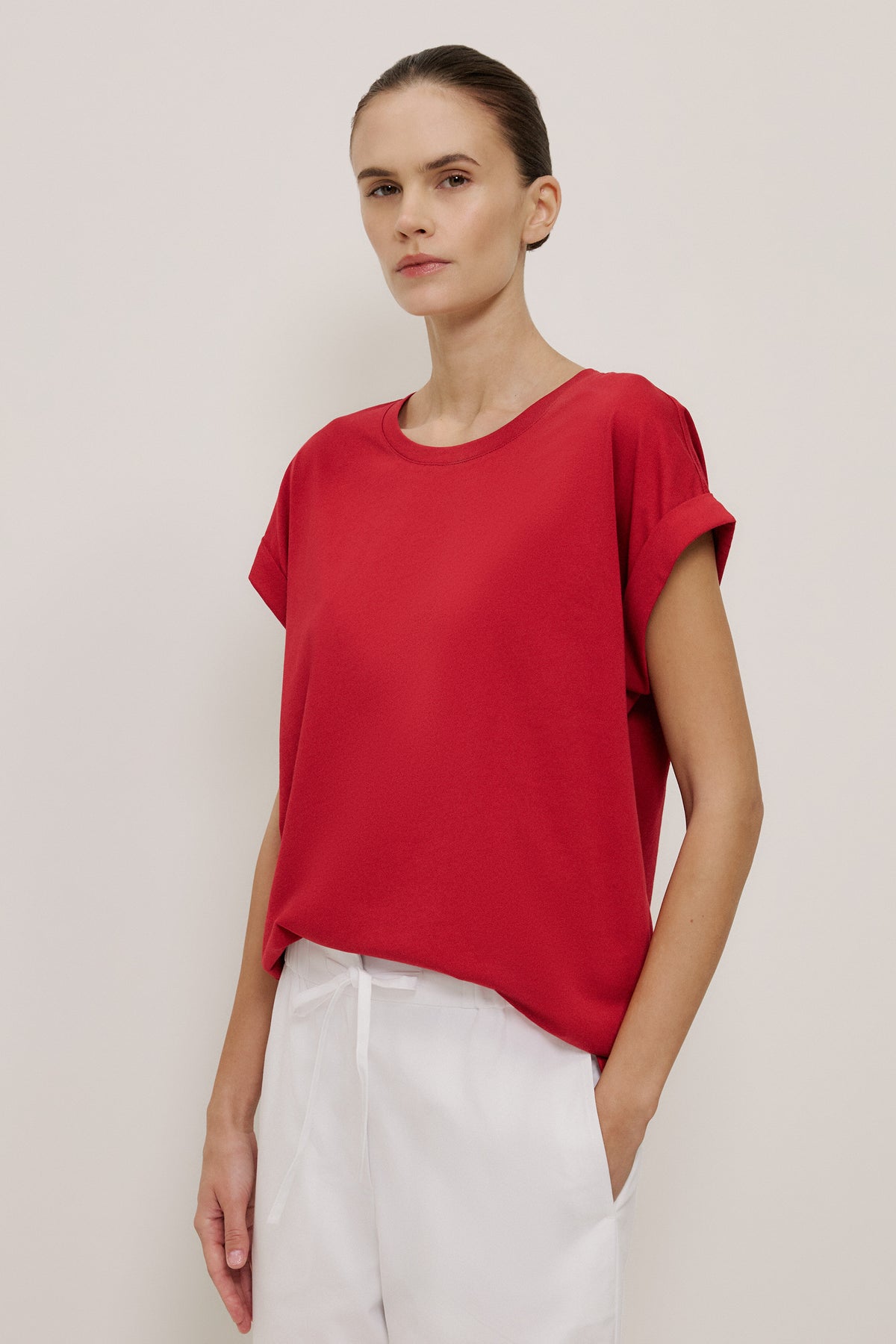 Australian Cotton Cuff Sleeve T-Shirt