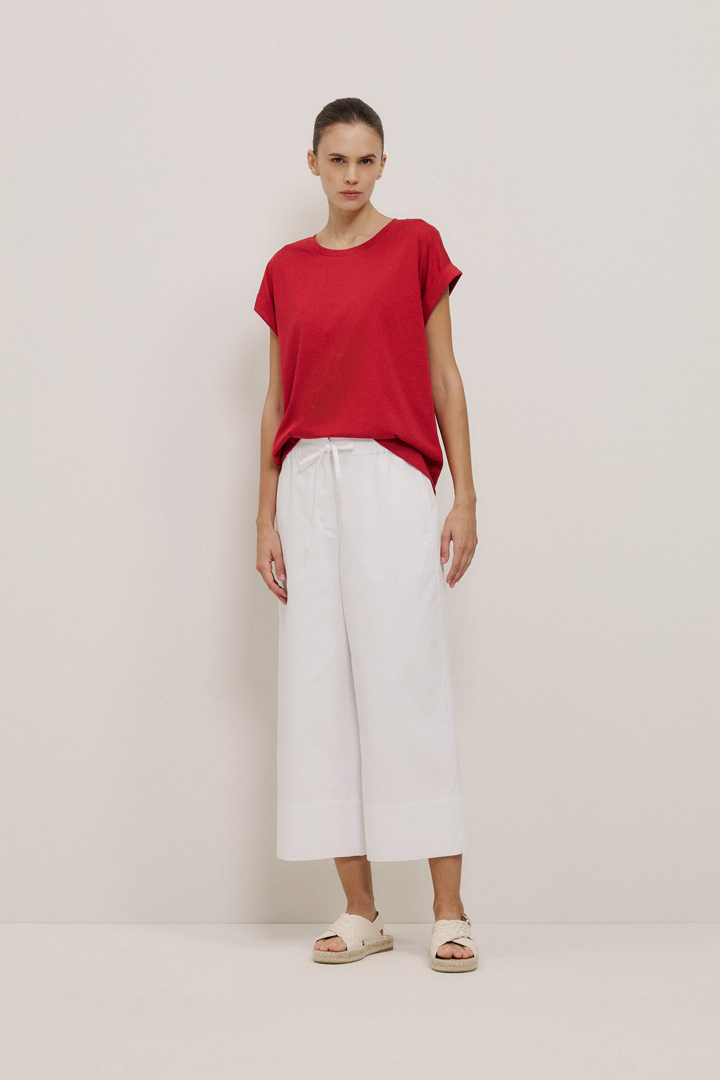Australian Cotton Cuff Sleeve T-Shirt