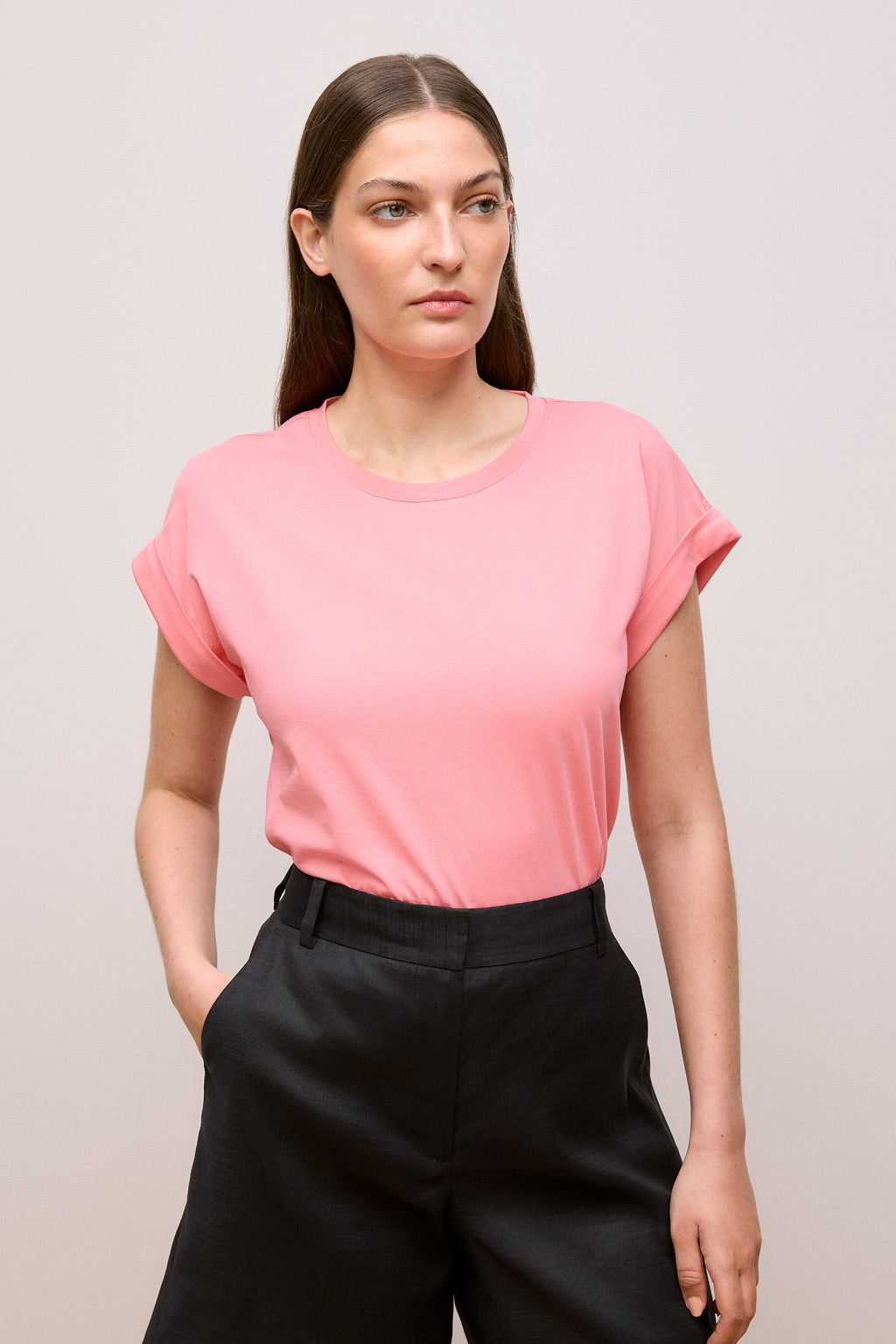 Australian Cotton Cuff Sleeve T-Shirt