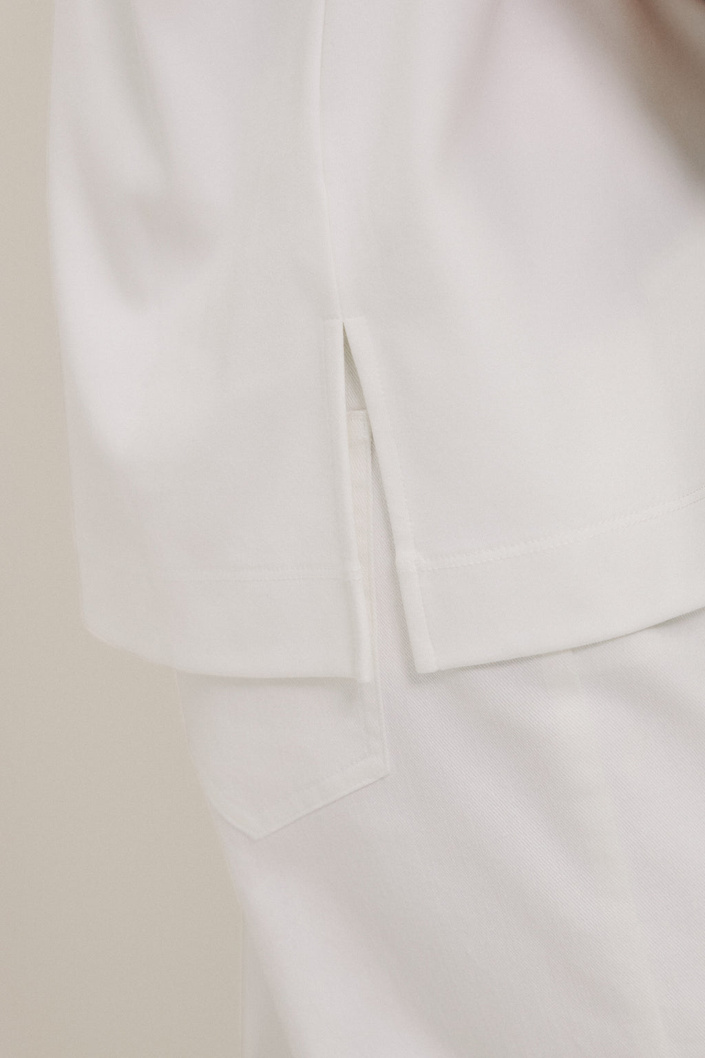 Modal Cotton Boxy Crew T-Shirt