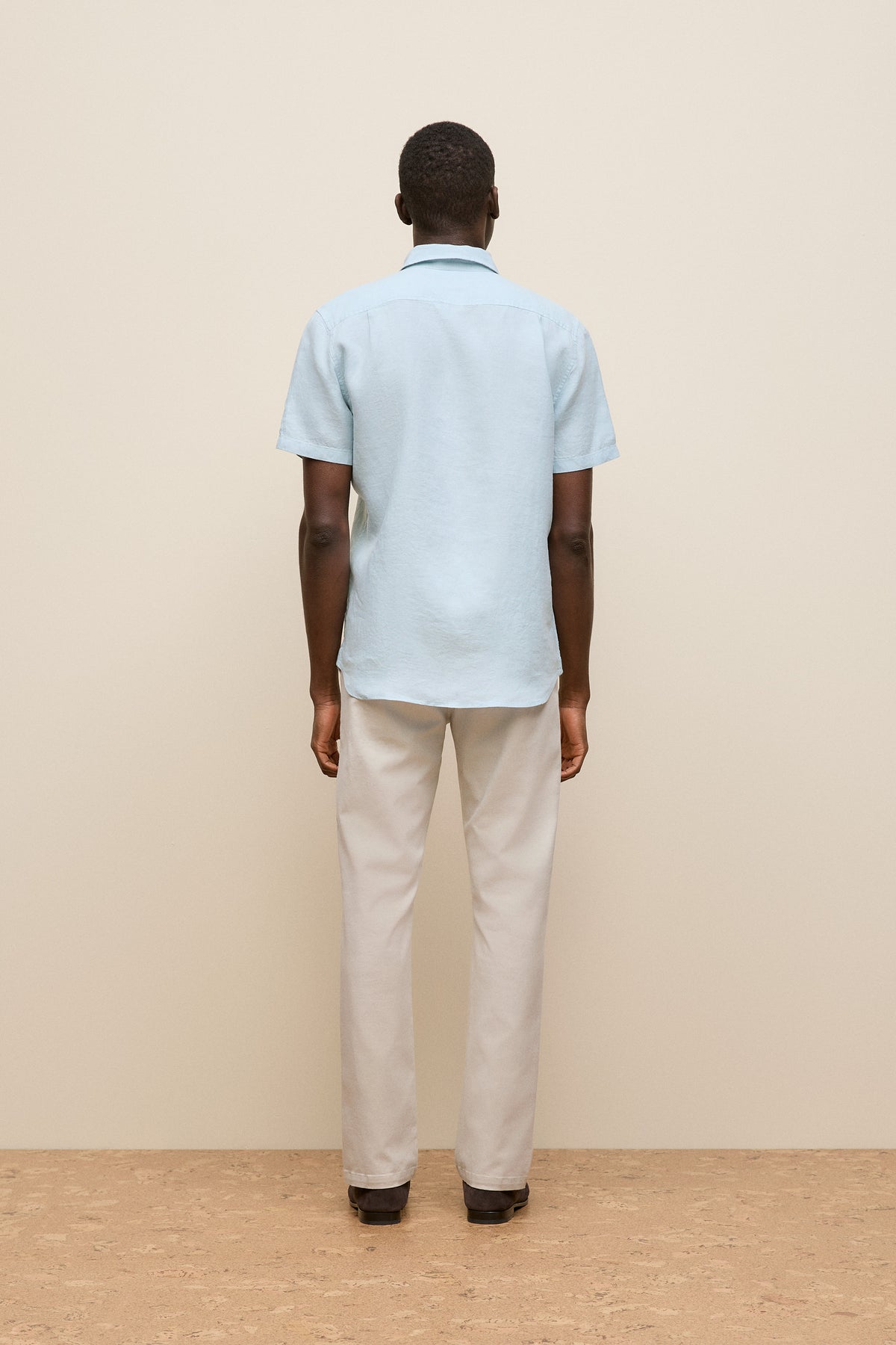 Linen End On End Short Sleeve Shirt
