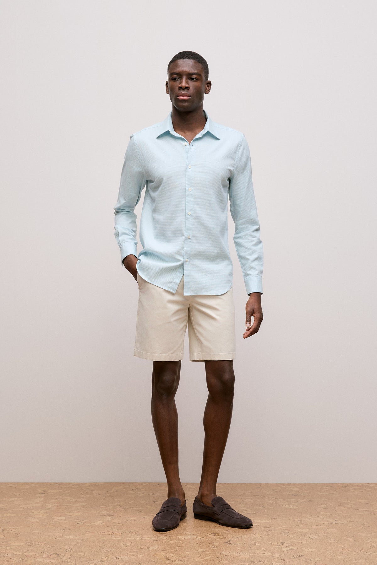 Tailored Fit Puppytooth Check Shirt