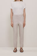 Stretch Linen Blend Pull On Pant
