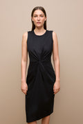 Cotton Twist Front Dress