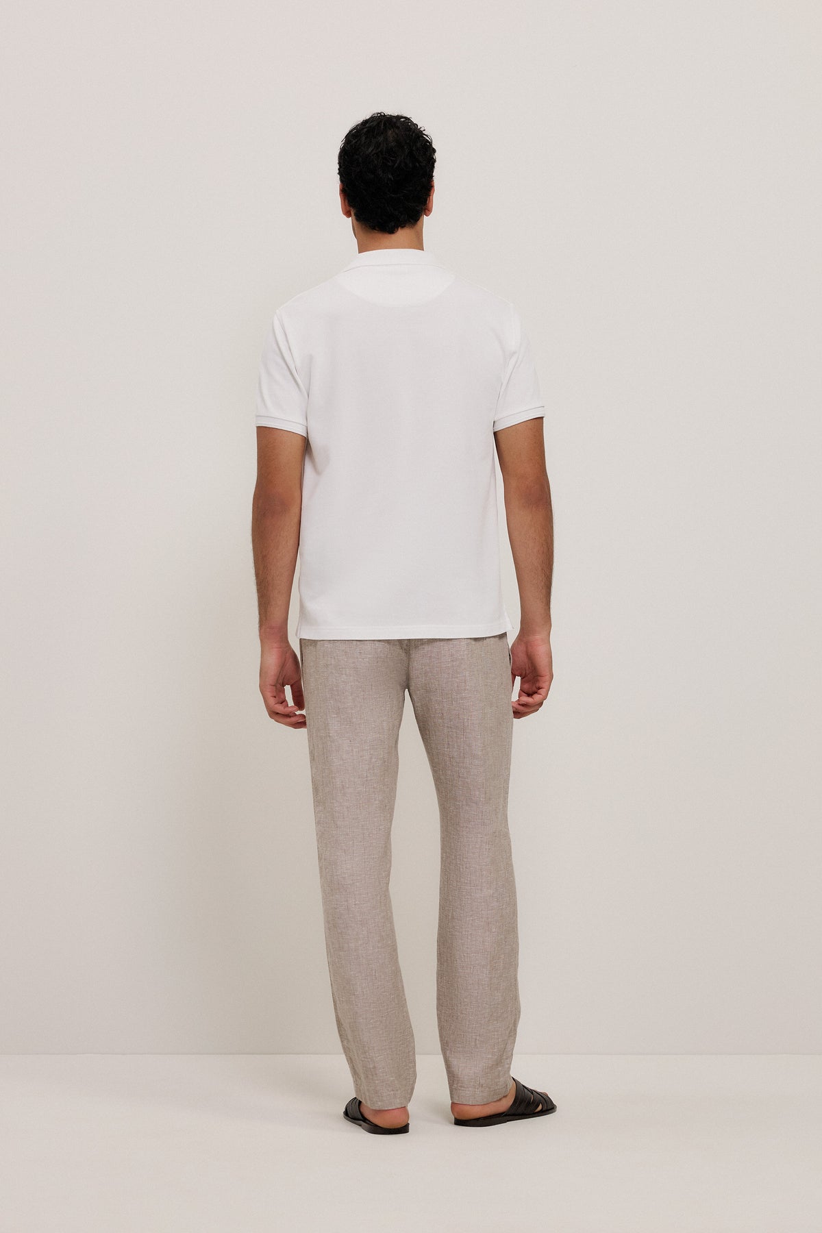 Pique Monogram Short Sleeve Polo