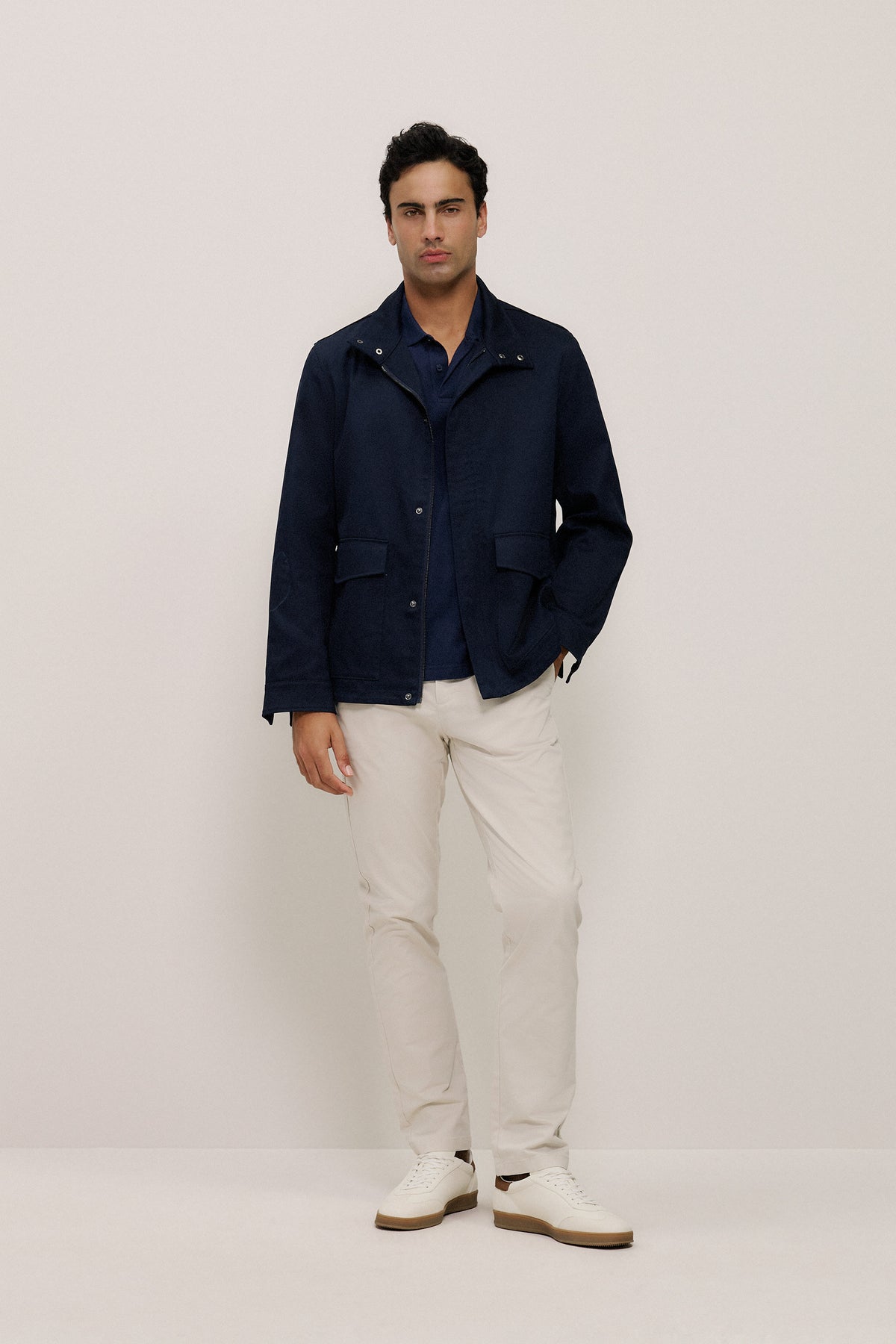 Pique Monogram Short Sleeve Polo