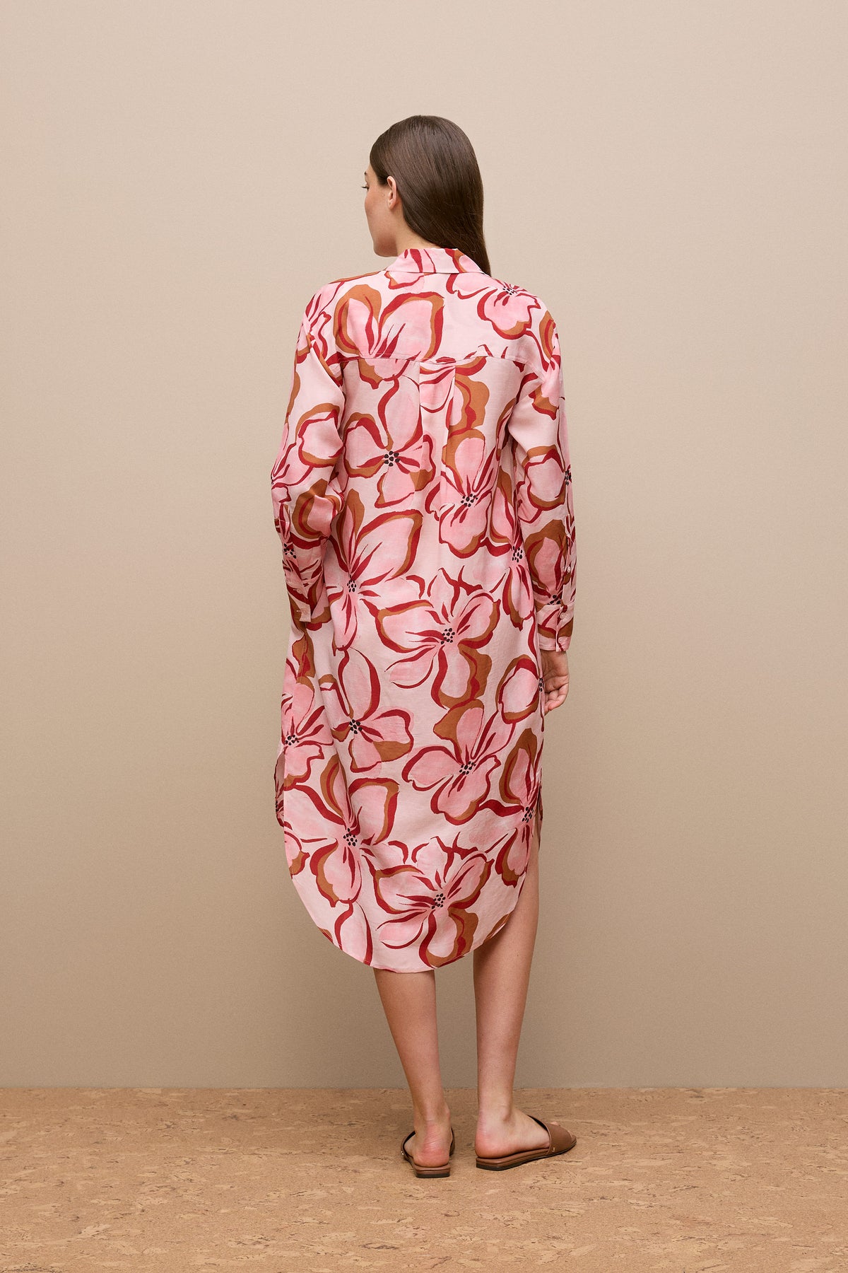 Peony Relaxed Shirt Dress
