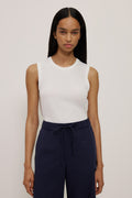Linen Cotton Crew Tank