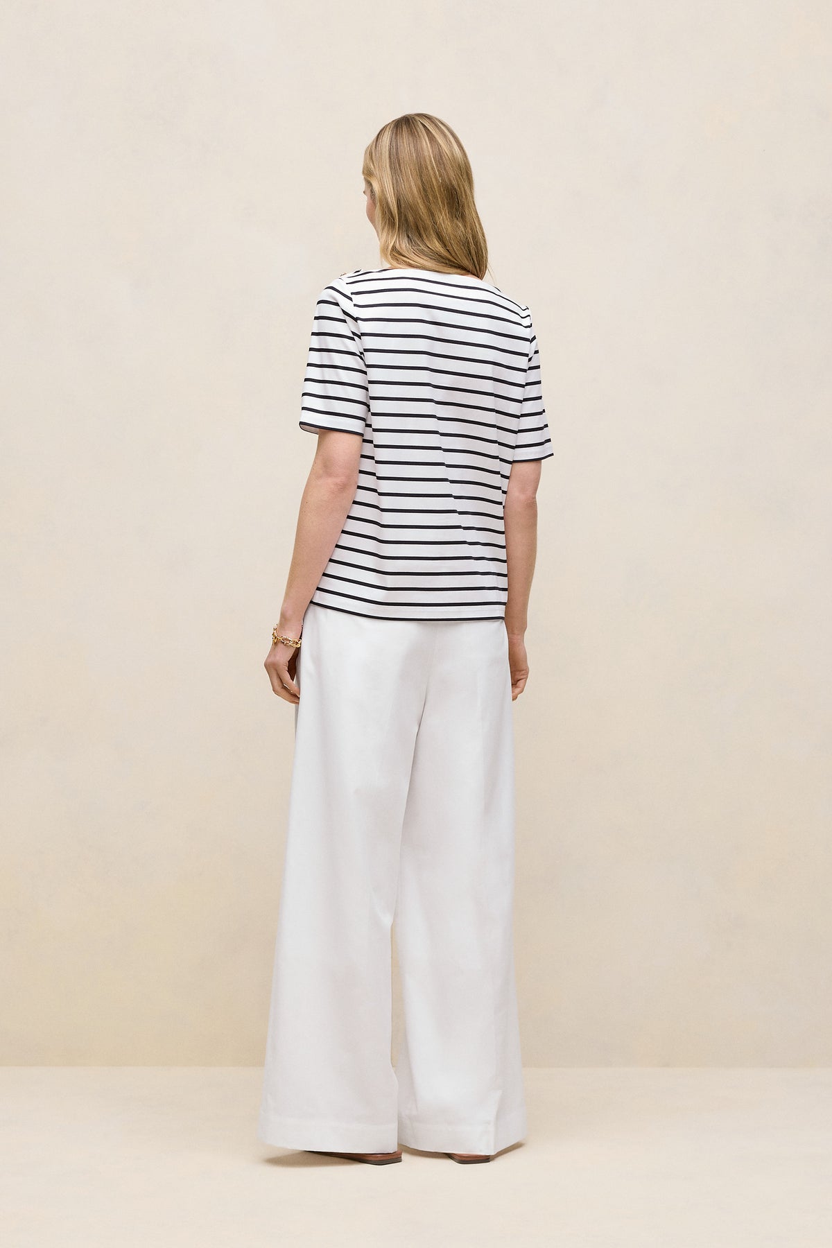 Stripe Boatneck T-Shirt