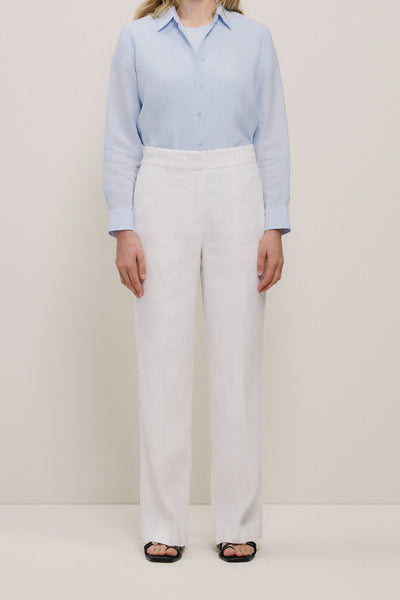 Linen Pintucked Pant