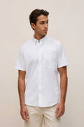 Monogram Short Sleeve Oxford Shirt