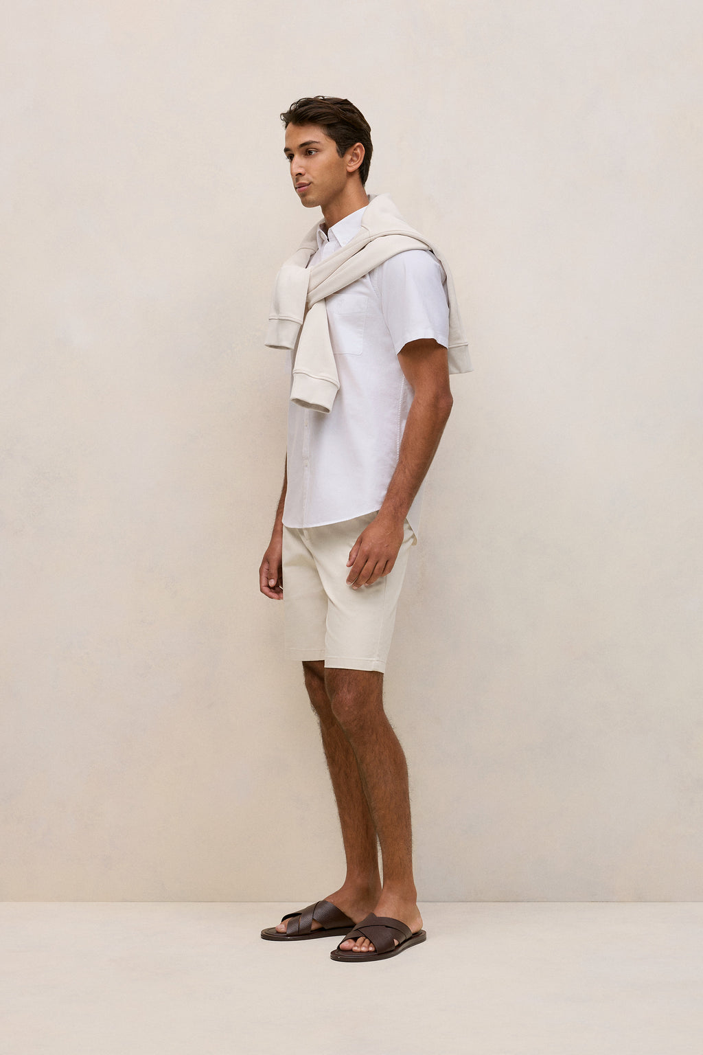 Monogram Short Sleeve Oxford Shirt