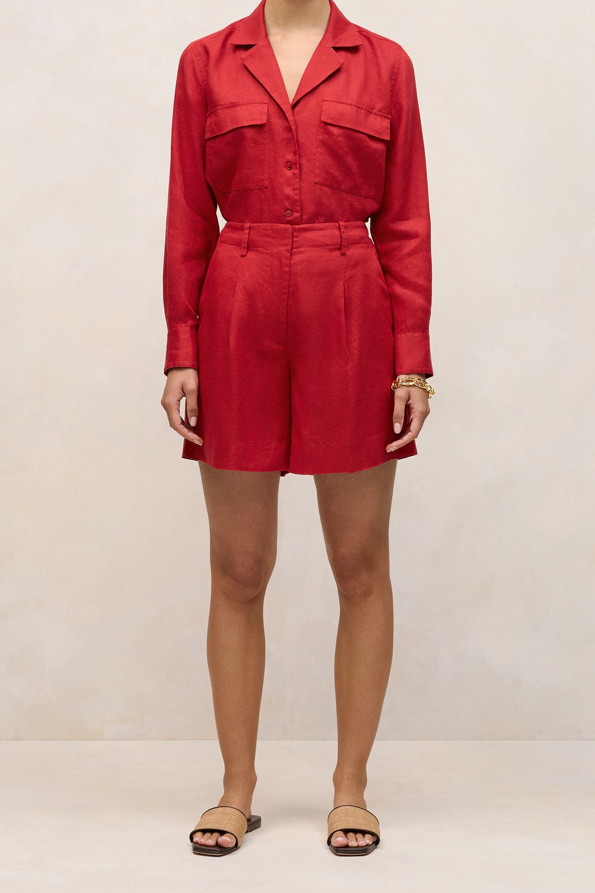 Linen Tailored Short