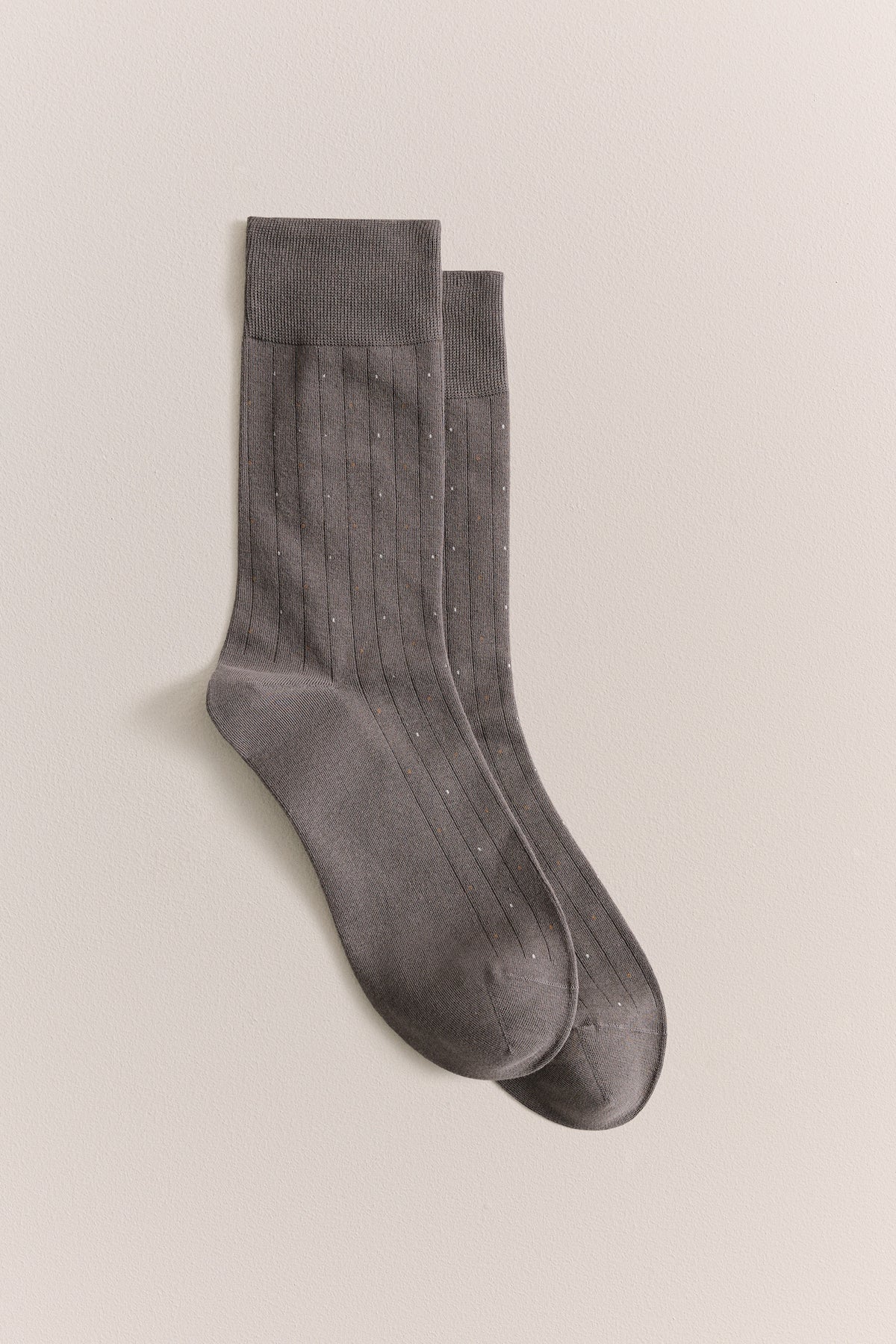 Dot Rib Crew Sock