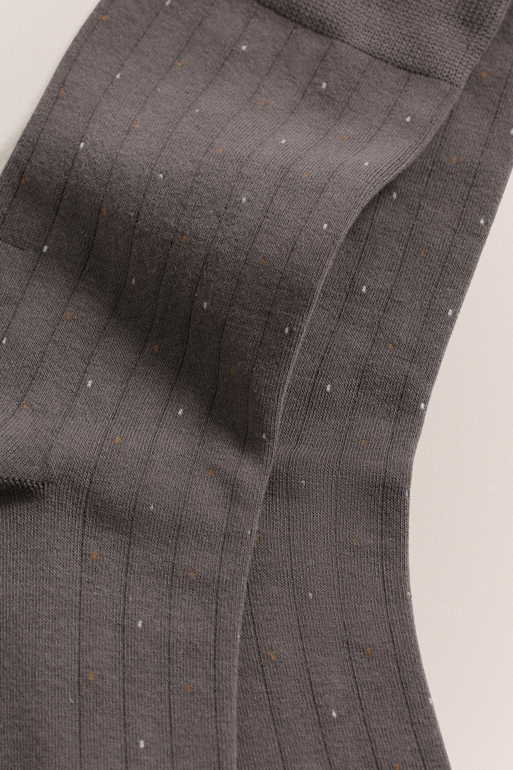 Dot Rib Crew Sock