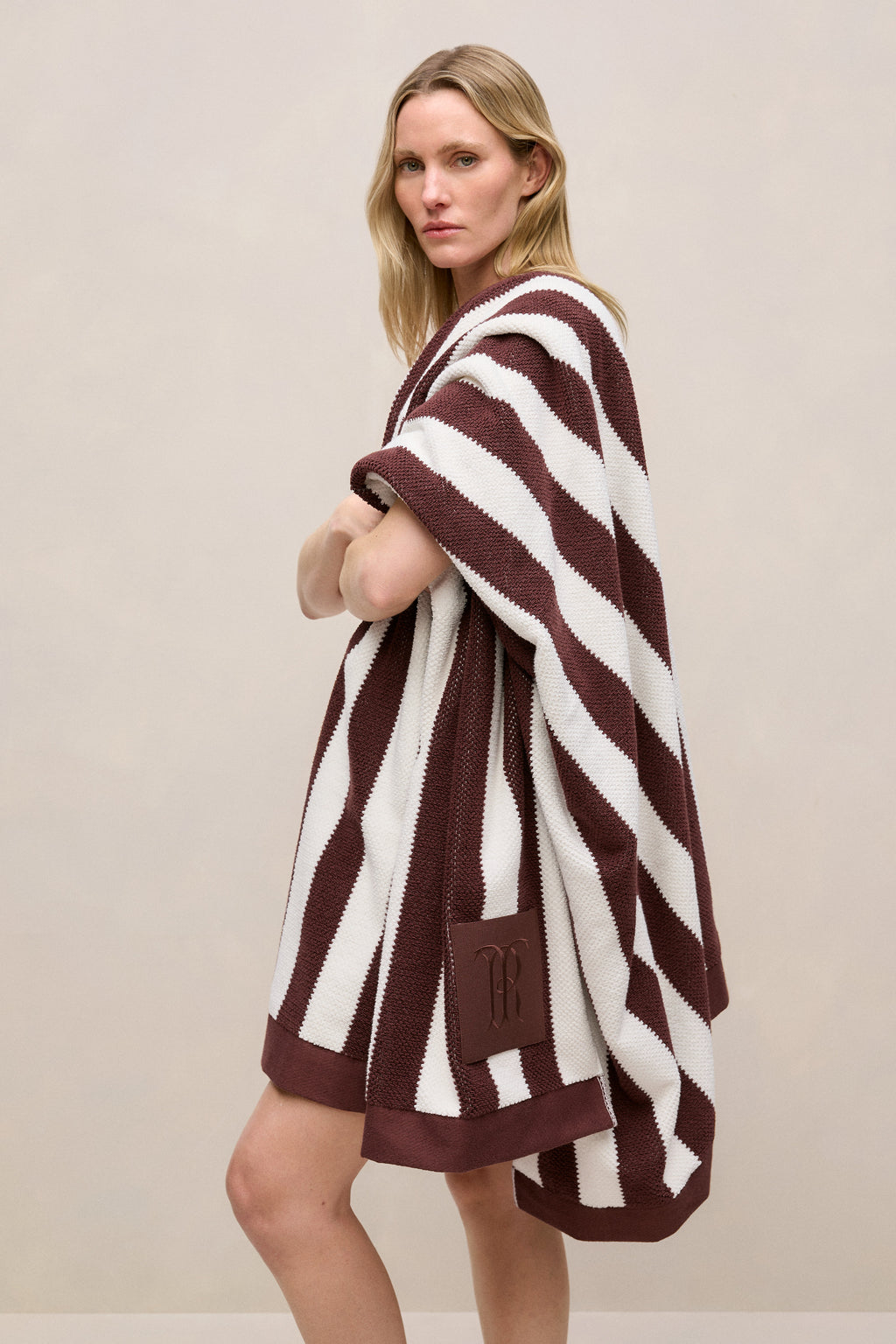 Cotton Jacquard Stripe Tr Towel